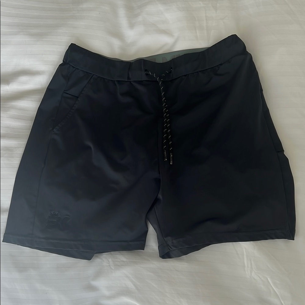 Gray Athletic Shorts with Tailored Fit